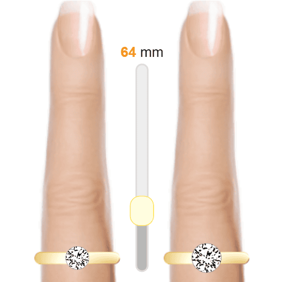 White 0.5ct round-cut Diamond vs White 1ct round-cut Diamond