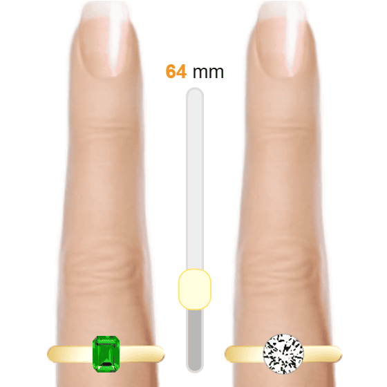 Green 0.5ct emerald-cut Emerald vs White 1ct round-cut Diamond