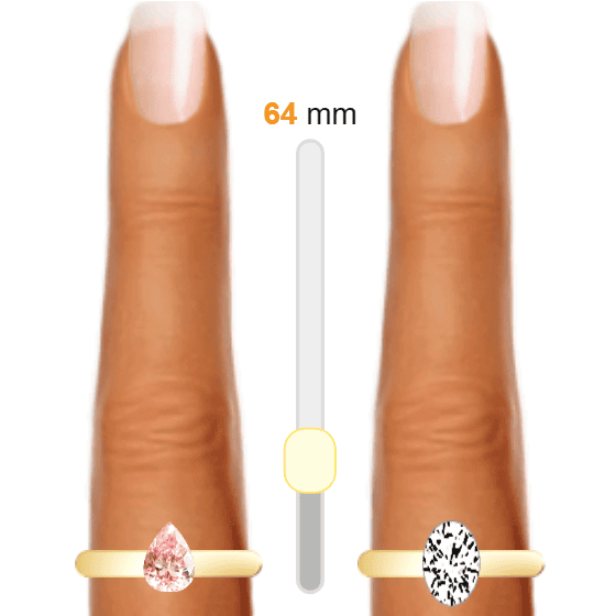 Light Red 0.7ct pear-cut Morganite vs White 1.2ct oval-cut Diamond