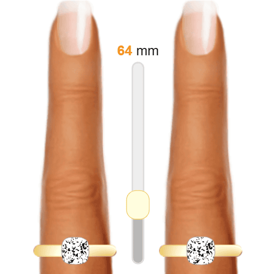 White 1.56ct cushion-cut Diamond vs White 1.66ct cushion-cut Diamond