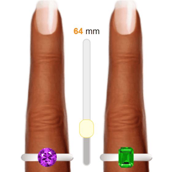 Violet 1ct round-cut Amethyst vs Green 1ct emerald-cut Emerald