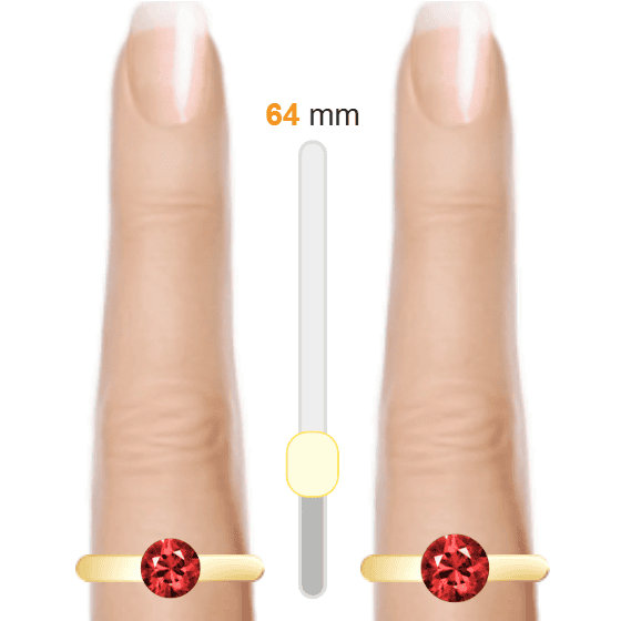 Red 1ct round-cut Ruby vs Red 1.5ct round-cut Ruby