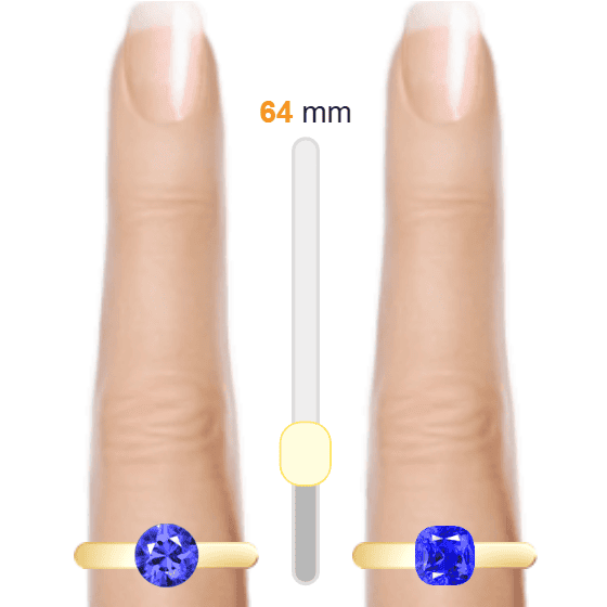 Blue 1ct round-cut Sapphire vs Blue 1ct cushion-cut Sapphire