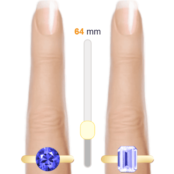 Blue 2ct round-cut Aquamarine vs Light Blue 2ct emerald-cut Aquamarine