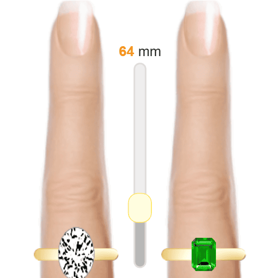 White 3.25ct oval-cut Diamond vs Green 1ct emerald-cut Emerald