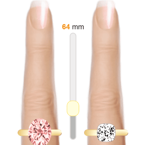Light Red 4ct oval-cut Morganite vs White 2.54ct cushion-cut Diamond