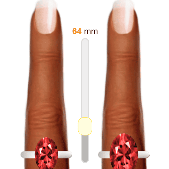 Red 5ct oval-cut Ruby vs Red 9ct oval-cut Ruby