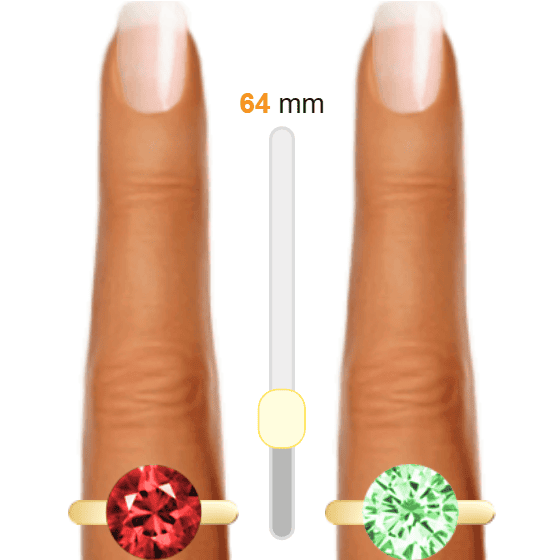 Red 5ct round-cut Spinel vs Light Green  5ct round-cut Alexandrite