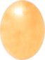 Actual size of 3.22ct Citrine (cabochon cut, 11.6&times;7.73mm, Light Orange color)