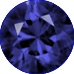 Actual size of 1.5ct Sapphire (oval cut, 8&times;6mm, Dark Blue color)